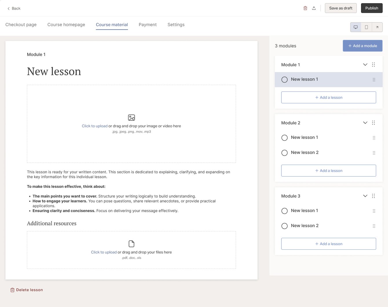 How to Create and Publish Your Online Course on Planoly Creator Store