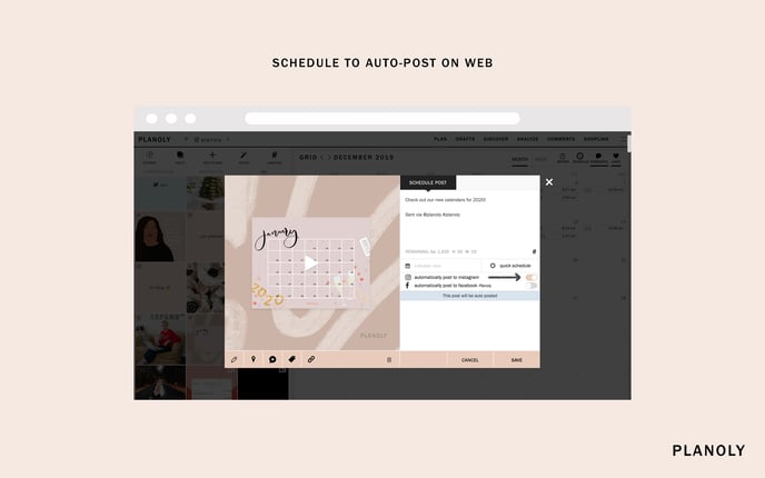 Planoly - Help Guide - How to Auto-Post on Instagram via PLANOLY  - Image 2